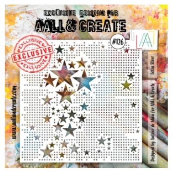 AALL & CREATE - Stencil «#Lotza Stars» #126